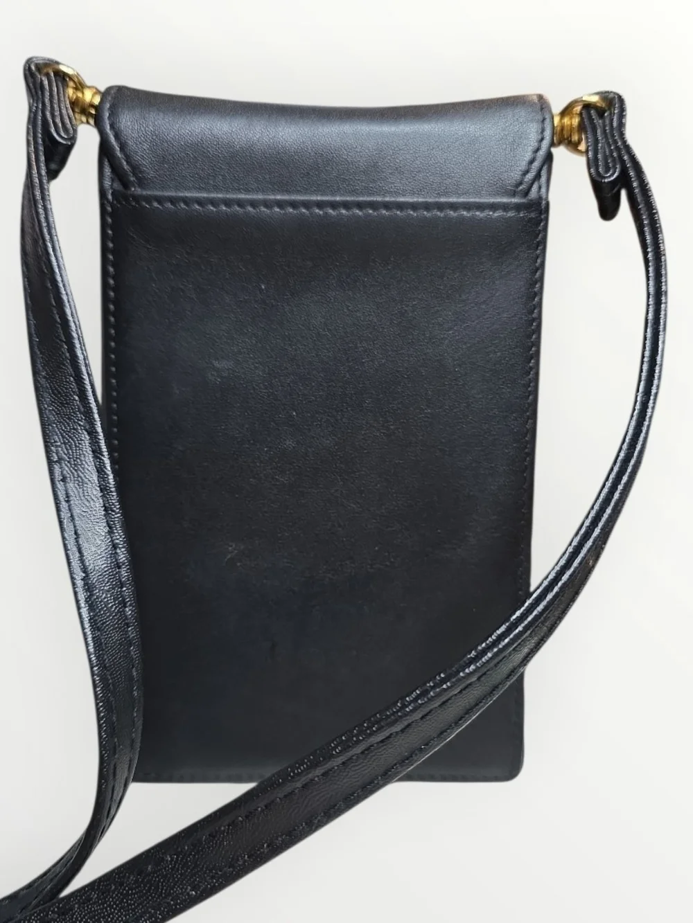 COACH VTG 1999 CONVERTIBLE BLK SWING CROSSBODY BAG PURSE TRIFOLD WALLET EUC